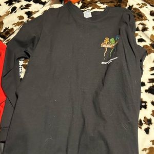 Black graphic long sleeve